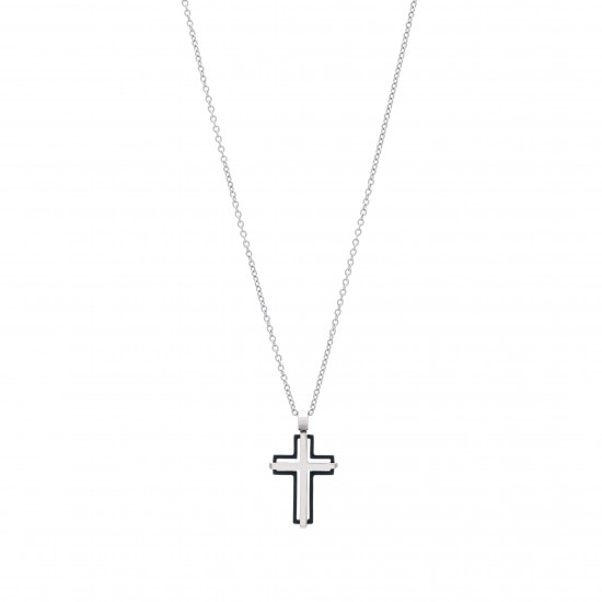 Κολιέ Σταυρός 21D-KD012SB