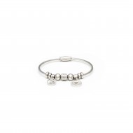 Γυναικείο Βραχιόλι Γούρι με σχέδιο Καρδιά από Ατσάλι